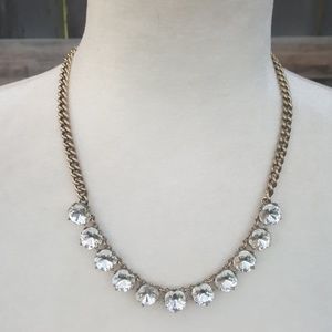J. Crew Large Stone CZ Necklace